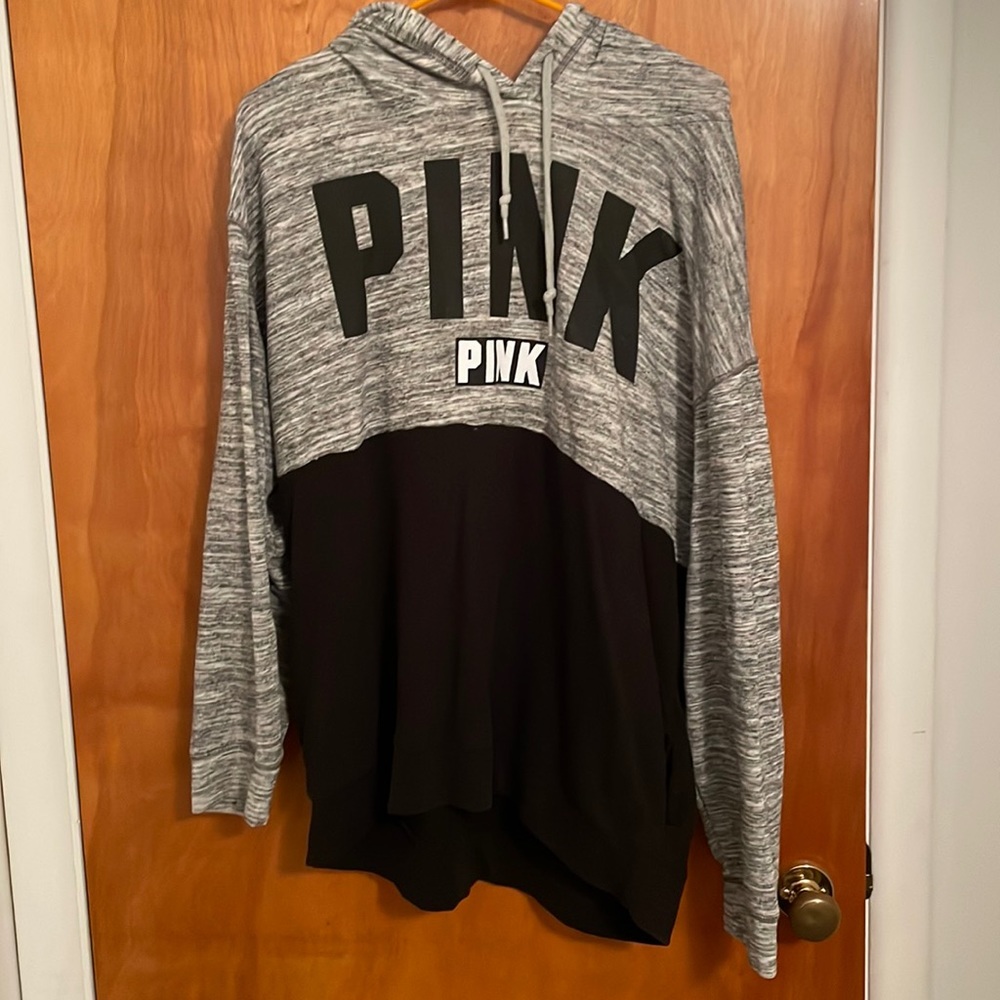 VS PINK oversized, hidden pockets hoodie